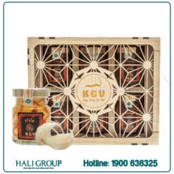 Yến Đông Trùng Hạ Thảo Kim Cương Vàng Hộp Gỗ