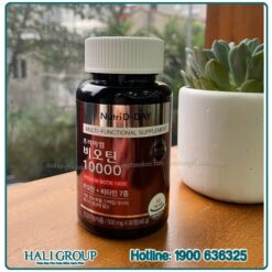 Nutri D-Day PREMIUM Biotin 10000 - Viên Uống Hỗ Trợ Mọc Tóc