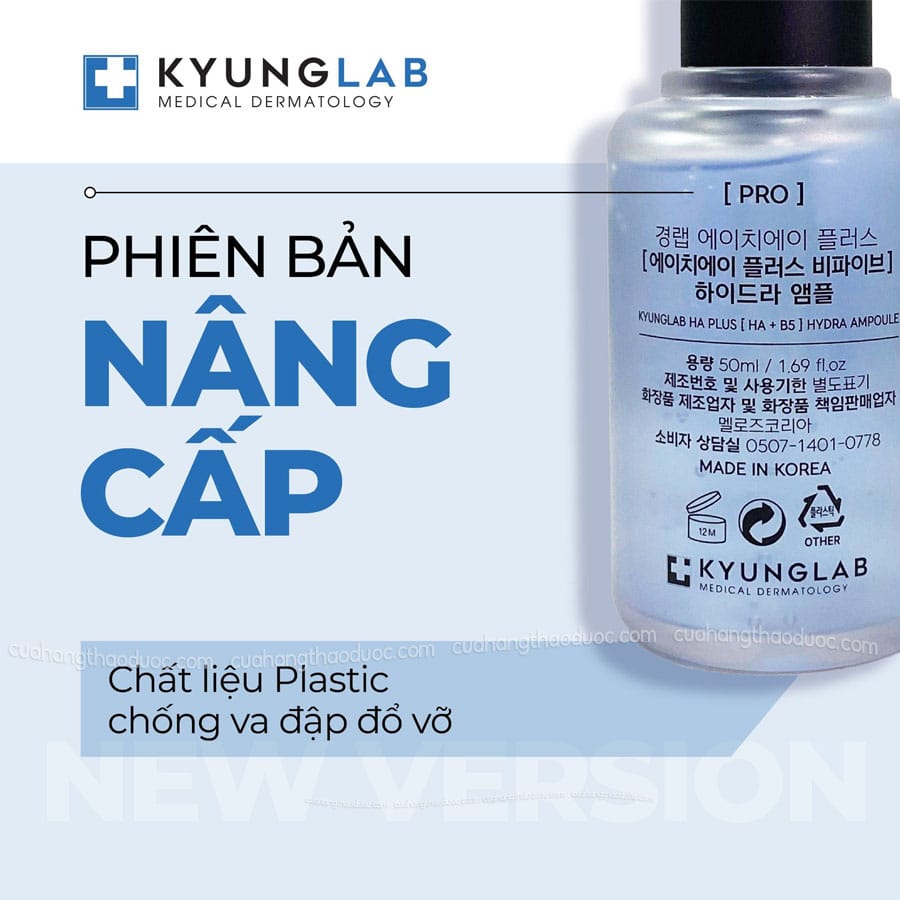 Kyunglab Ha Plus Hydra Ampoule – Phiên Bản Nâng Cấp