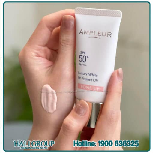 Kem Chống Nắng Nâng Tone Ampleur Luxury White TONE UP