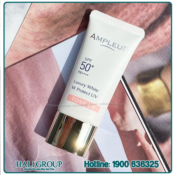Kem Chống Nắng Nâng Tone Ampleur Luxury White TONE UP