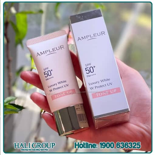 Kem Chống Nắng Nâng Tone Ampleur Luxury White TONE UP