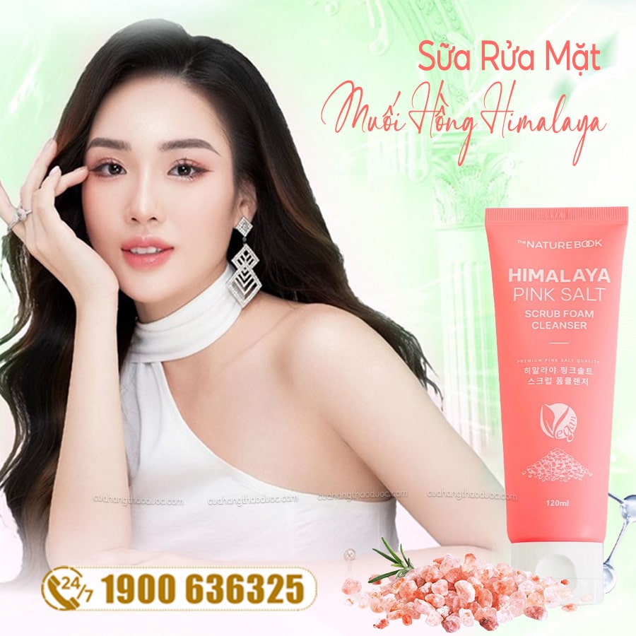 Sữa Rửa Mặt Muối Hồng Himalaya The Nature Book