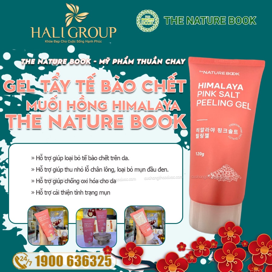 Gel Tẩy Tế Bào Chết Muối Hồng Himalaya The Nature Book