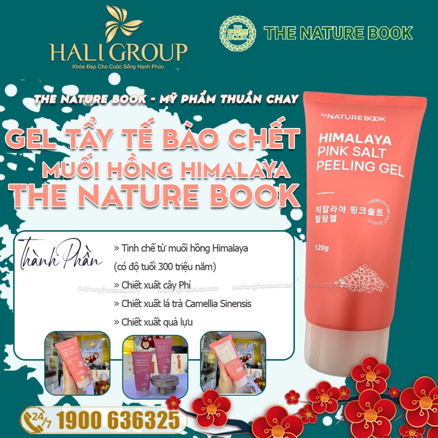 Gel Tẩy Tế Bào Chết Muối Hồng Himalaya The Nature Book