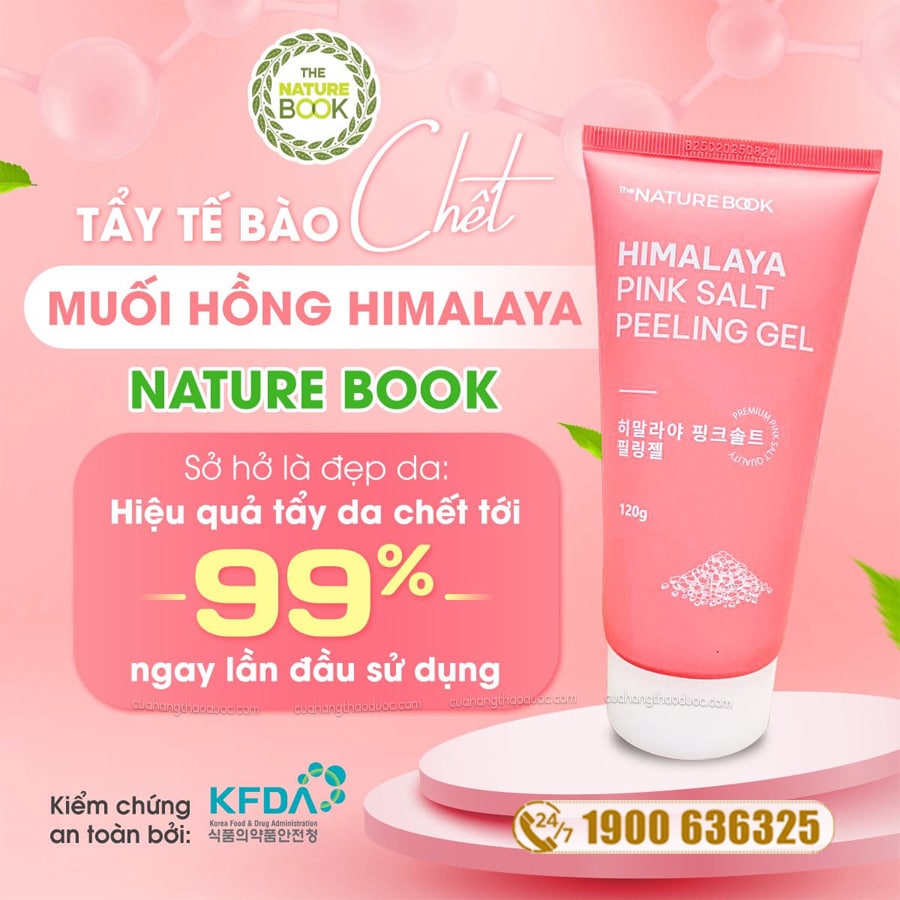 Gel Tẩy Tế Bào Chết Muối Hồng Himalaya The Nature Book