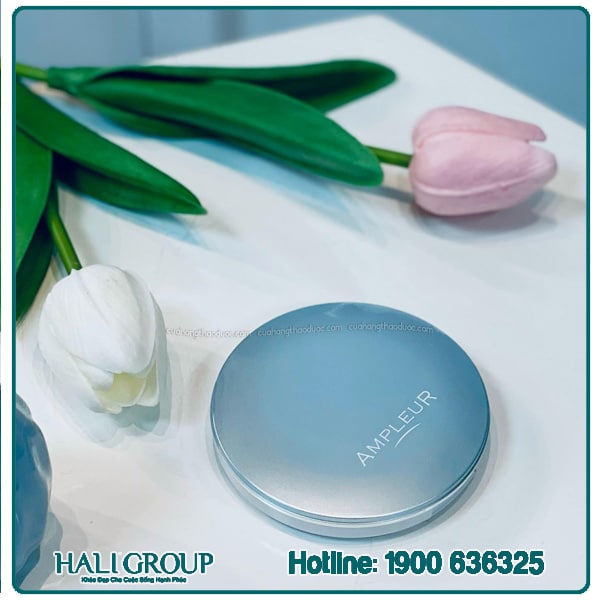 Phấn Phủ Ampleur Face Powder Cool Xanh Băng SPF 50+/PA++++
