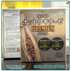 Viên Uống Nano Nattokinase Premium 60.000FU/g Nichiei Bussan Nhật Bản