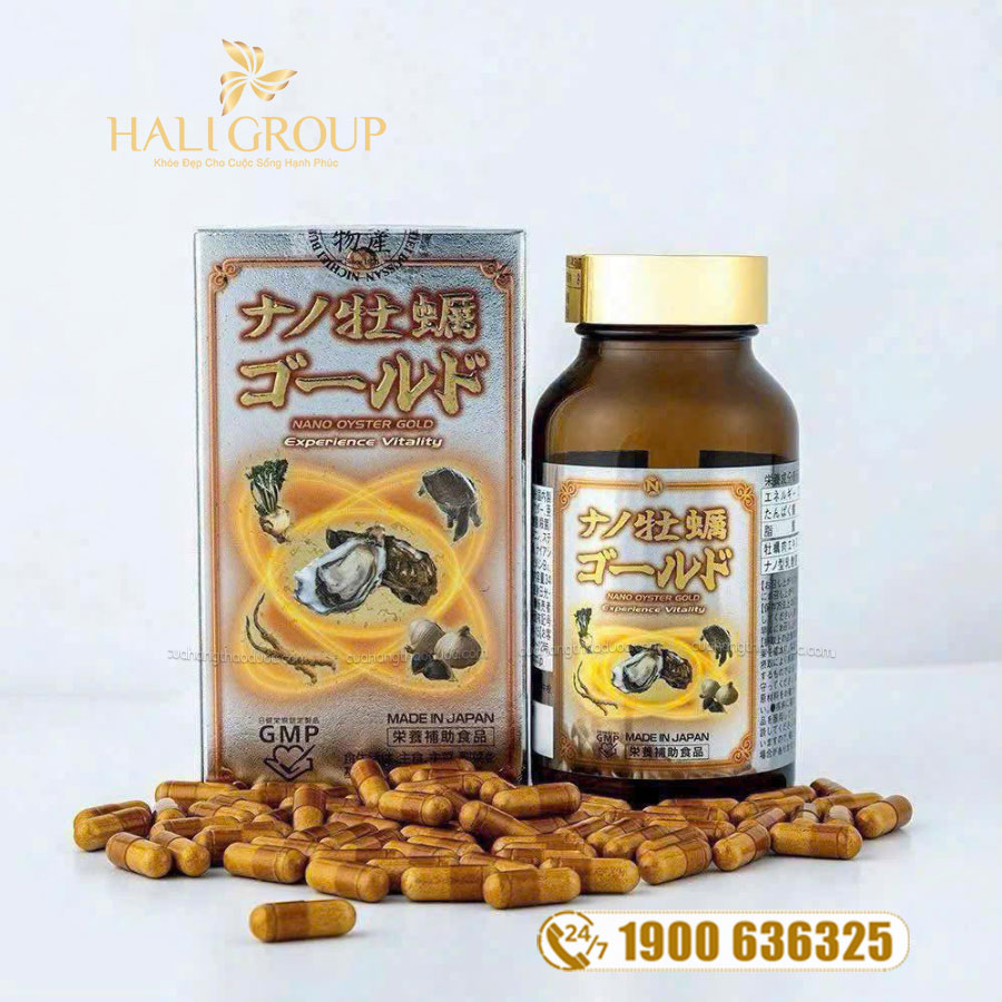 Viên Uống Nano Oyster Gold Nichiei Bussan Nhật Bản